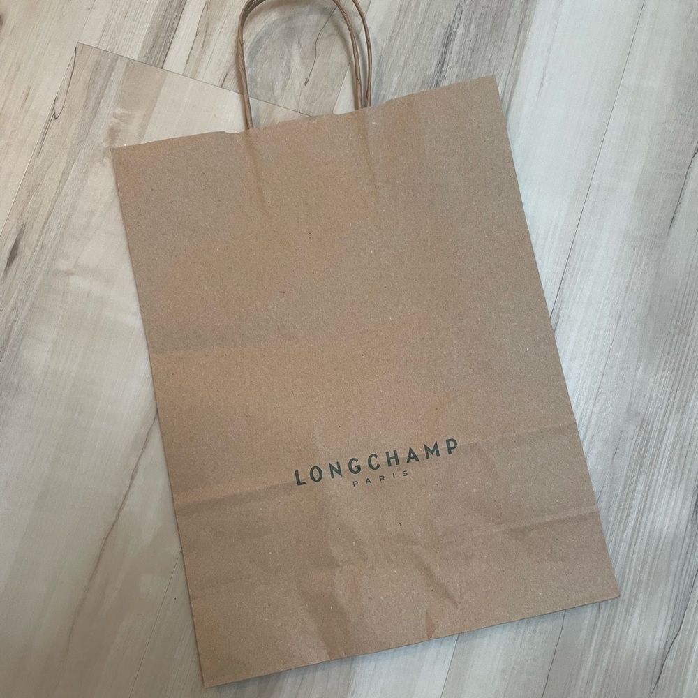 Longchamp Tan Shopping Bag